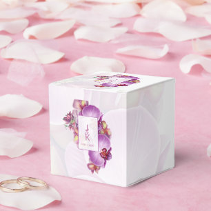 Gastgeschenk Hochzeit für Orchideen Geschenkschachtel