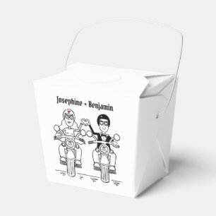 Gastgeschenk Hochzeit für personalisierte Fahrräde Geschenkschachtel