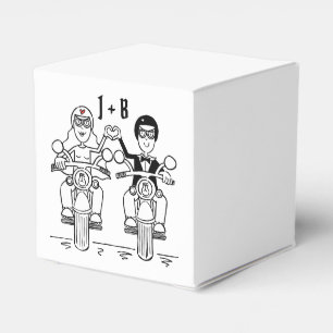 Gastgeschenk Hochzeit für personalisierte Fahrräde Geschenkschachtel