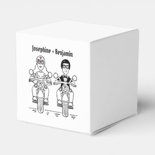 Gastgeschenk Hochzeit für personalisierte Fahrräde Geschenkschachtel