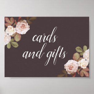 Gastgeschenk Hochzeit für Vintage französische Ros Poster