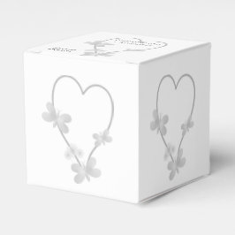 Gastgeschenk Hochzeit Geschenkboxen Silberne Herzs Geschenkschachtel