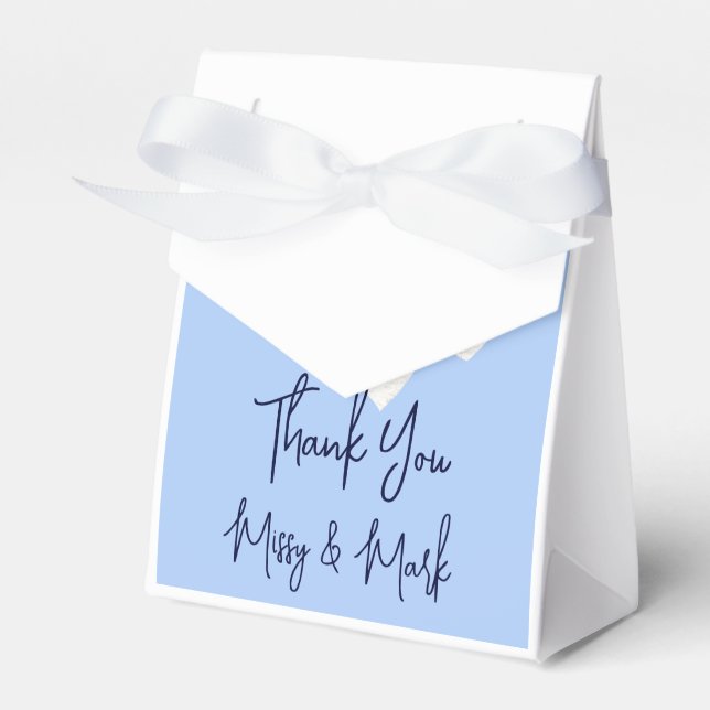 Gastgeschenk Hochzeit Geschenkschachtel (Vorderseite)