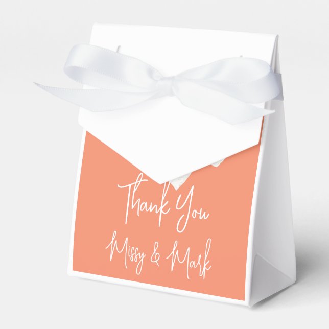 Gastgeschenk Hochzeit Geschenkschachtel (Vorderseite)