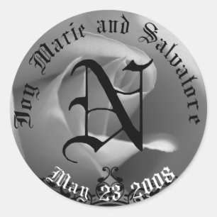 Gastgeschenk Hochzeit-Geschenkverpackung Runder Aufkleber