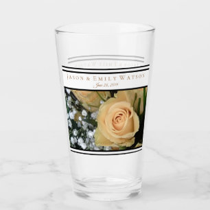 Gastgeschenk Hochzeit Glass Gelb Rosen Schwarze Ak Glas