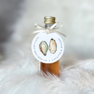 Gastgeschenk Hochzeit Küstengewässer Oyster Geschenkanhänger