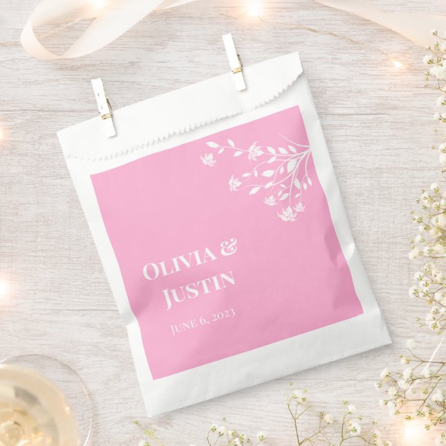 Gastgeschenk Hochzeit Leckerei Geschenktütchen (Ausgeschnitten)