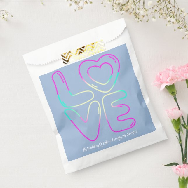 Gastgeschenk Hochzeit Liebe Personalisiert Geschenktütchen (Versiegelt)