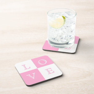 Gastgeschenk Hochzeit Liebe Untersetzer Set