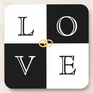 Gastgeschenk Hochzeit Liebe Untersetzer Set