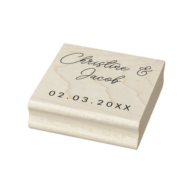 Gastgeschenk Hochzeit Moderne Klassiker Gummistempel (Stempel)