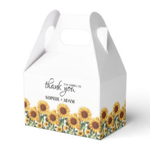 Gastgeschenk Hochzeit Sonnenblumen