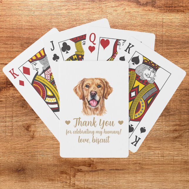 Gastgeschenk Hochzeit spielen von Hunden Spielkarten (Von Creator hochgeladen)