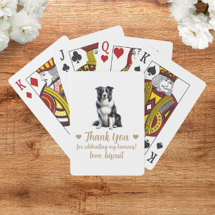 Gastgeschenk Hochzeit spielen von Hunden Spielkarten