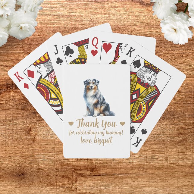 Gastgeschenk Hochzeit spielen von Hunden Spielkarten (Von Creator hochgeladen)