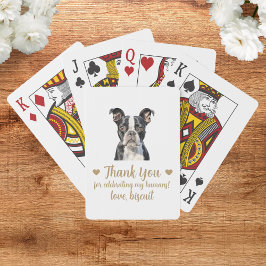 Gastgeschenk Hochzeit spielen von Hunden Spielkarten