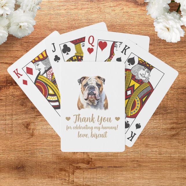 Gastgeschenk Hochzeit spielen von Hunden Spielkarten (Von Creator hochgeladen)