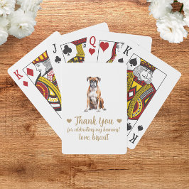 Gastgeschenk Hochzeit spielen von Hunden Spielkarten