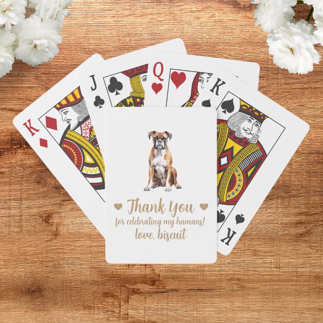 Gastgeschenk Hochzeit spielen von Hunden Spielkarten (Von Creator hochgeladen)