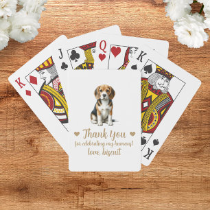 Gastgeschenk Hochzeit spielen von Hunden Spielkarten