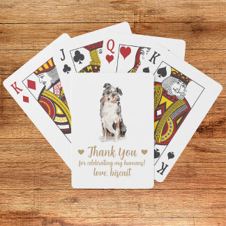 Gastgeschenk Hochzeit spielen von Hunden Spielkarten