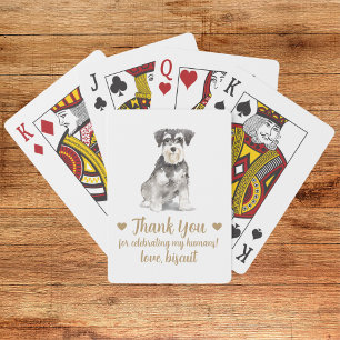 Gastgeschenk Hochzeit spielen von Hunden Spielkarten
