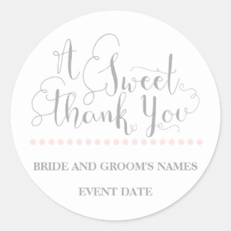 GASTGESCHENK HOCHZEIT STICKER Phrase "A Sweet Dank