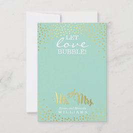 GASTGESCHENK HOCHZEIT stilvolle Goldfleck Konfetti