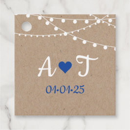 Gastgeschenk Hochzeit-Tag - kleines Flugzeug und l Geschenkanhänger