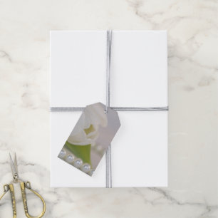 Gastgeschenk Hochzeit-Tags für White Tulip und Pea Geschenkanhänger