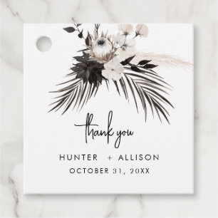 Gastgeschenk Hochzeit-Tags Halloween Geschenkanhänger