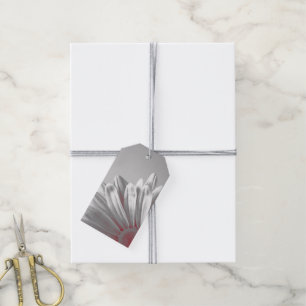 Gastgeschenk Hochzeit-Tags in Rot und Grau Geschenkanhänger
