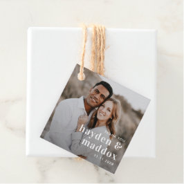 Gastgeschenk Hochzeit Tags unserer Stunde Geschenkanhänger