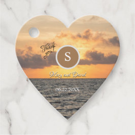 Gastgeschenk Hochzeit Tags von Folly Beach Morning Geschenkanhänger