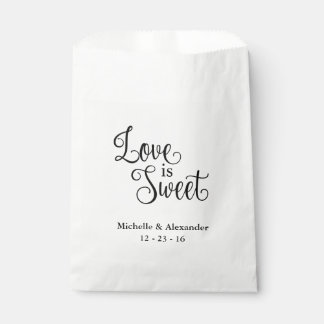 Gastgeschenk Hochzeit-Taschen - Liebe ist süß Geschenktütchen