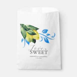 Gastgeschenk Hochzeit Taschen Liebe ist süße Zitro Geschenktütchen
