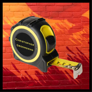 Gastgeschenk Hochzeit Trauzeuge Namensschild-Tool Maßband