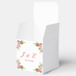 Gastgeschenk Hochzeit "Vintag Garden Floral" Box 2 Geschenkschachtel