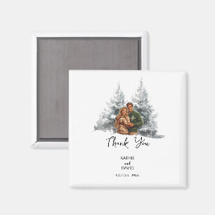 Gastgeschenk Hochzeit Weihnachtsabenteuer Ehe im F Magnet