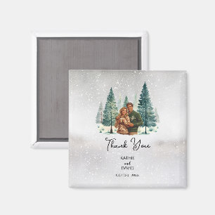 Gastgeschenk Hochzeit Weihnachtsabenteuer Ehe im F Magnet