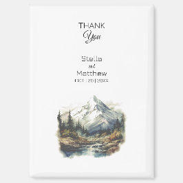 Gastgeschenk Hochzeit Weihnachtsabenteuer Outdoor  Magnet