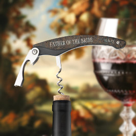 Gastgeschenk Hochzeit Wine Corkschraube Flasche Öf Kellnermesser