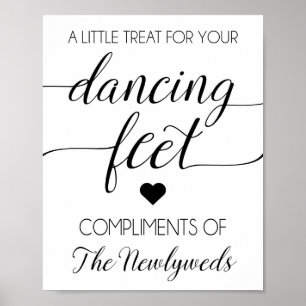 Gastgeschenk Hochzeit-Zeichen gedreht Poster