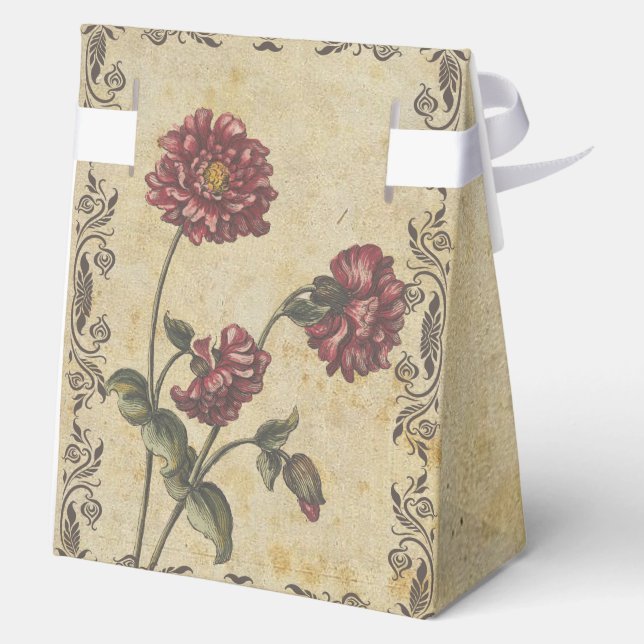 Gastgeschenk Hochzeiten der Gothic Romance - Dark  Geschenkschachtel (Rückseite)