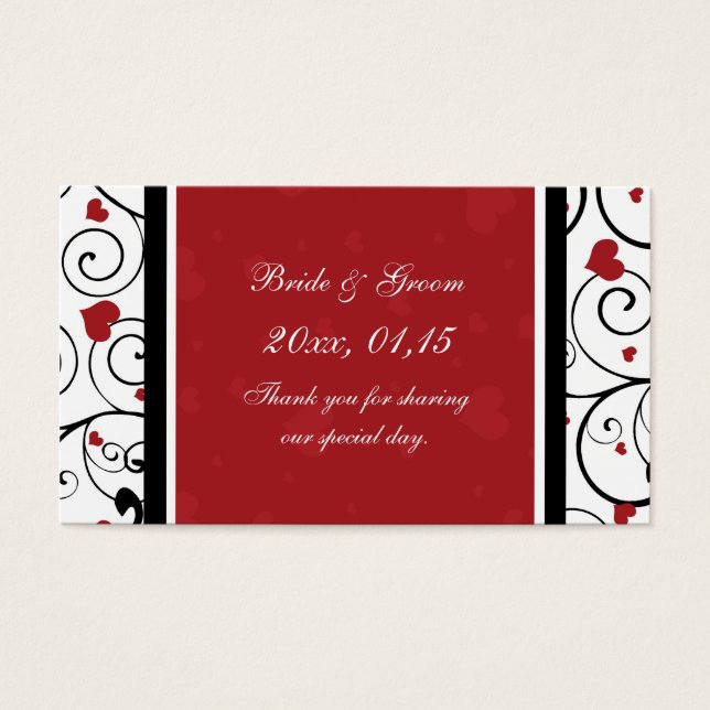 Gastgeschenk Hochzeiten des Valentinstag (Vorderseite)