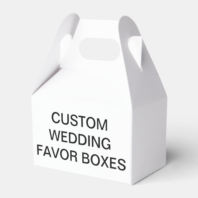 Gastgeschenk Hochzeiten für Personalisierte Gable- Geschenkschachtel (Vorderseite)