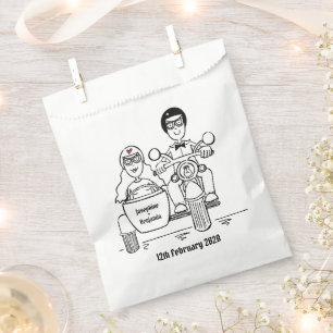 Gastgeschenk Hochzeiten für personalisierte Motorr Geschenktütchen