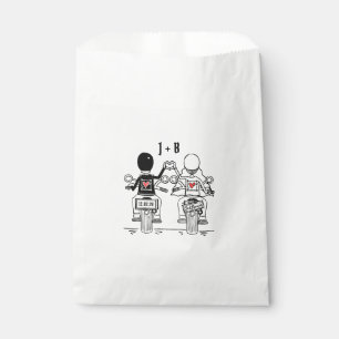 Gastgeschenk Hochzeiten für personalisierte Motorr Geschenktütchen