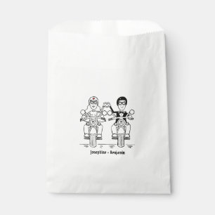 Gastgeschenk Hochzeiten für personalisierte Motorr Geschenktütchen